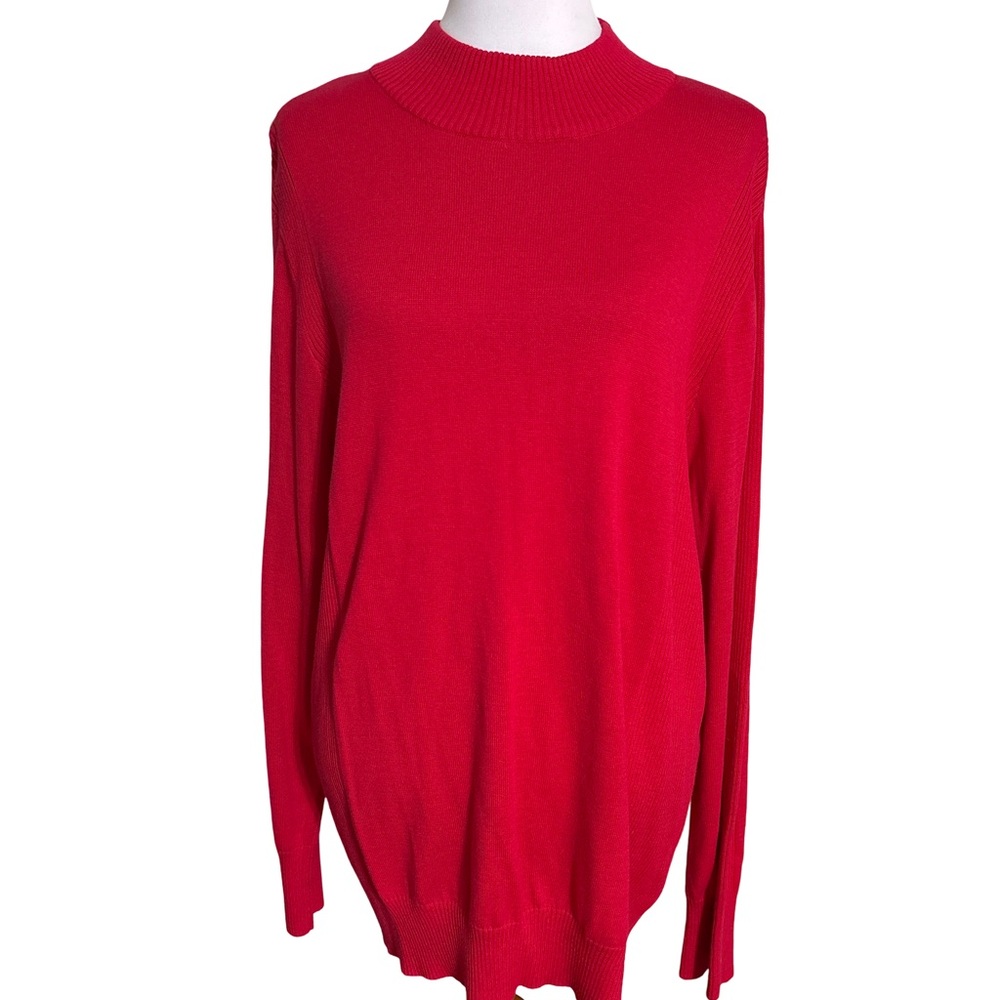 Westbound Red Crew Neck Sweater